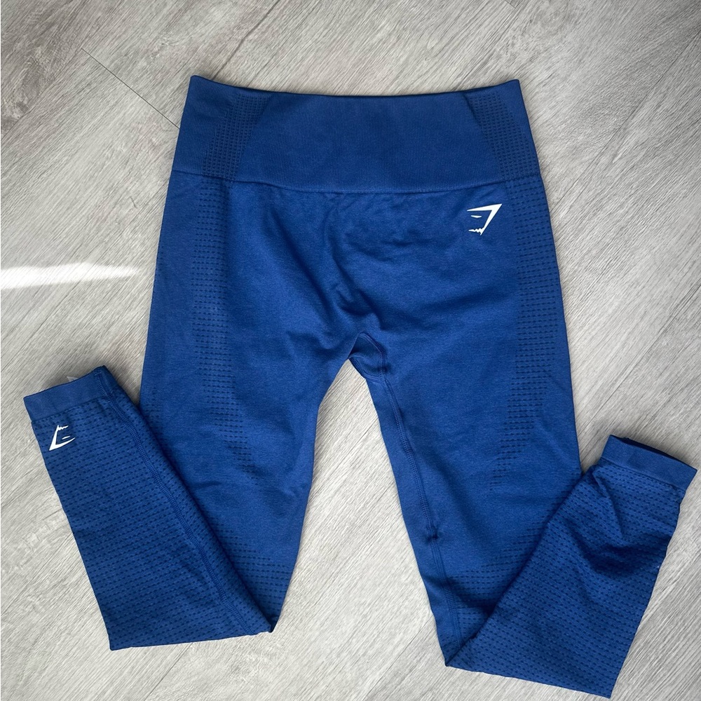 Gymshark Women's Leggings in Deep Blue
